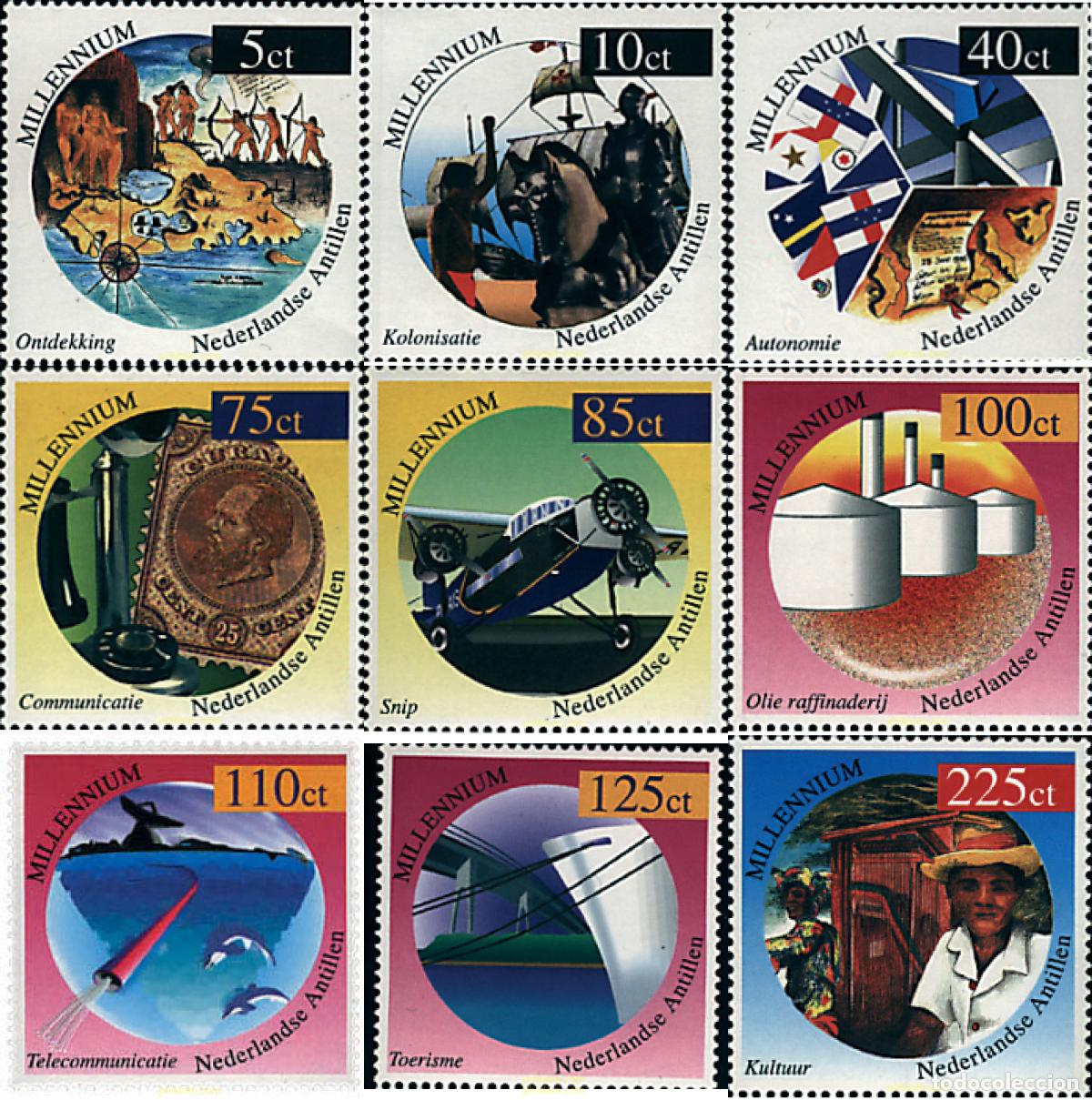 Francobolli: 602671 MNH ANTILLAS HOLANDESAS 1999 SERIE DEL MILENIO