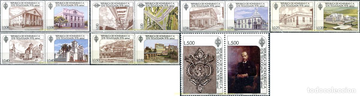 Francobolli: 6688 MNH HONDURAS 1978 4 CENTENARIO DE TEGUCIGALPA