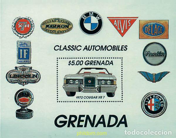 Sellos: 45702 MNH GRANADA 1983 AUTOMOVILES