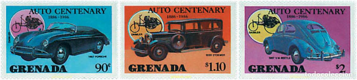 Sellos: 319128 MNH GRANADA 1986 CENTENARIO DEL AUTOMOVIL