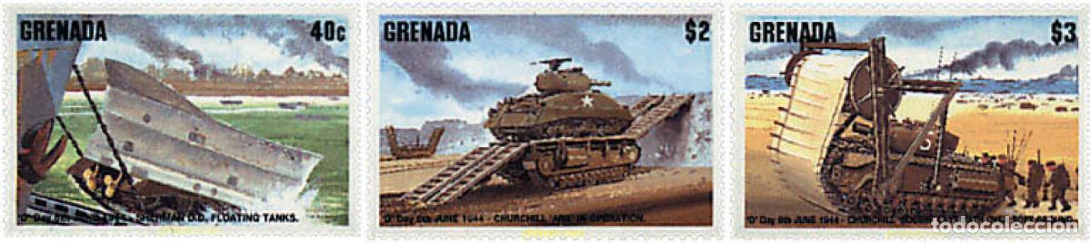 Sellos: 46838 MNH GRANADA 1994 50 ANIVERSARIO DEL DESEMBARCO DE NORMANDIA