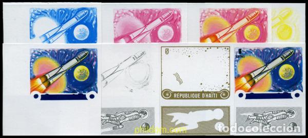Sellos: 214681 MNH HAITI 1973 EXPLORACION DEL ESPACIO