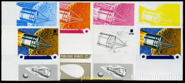 Sellos: 214683 MNH HAITI 1973 EXPLORACION DEL ESPACIO