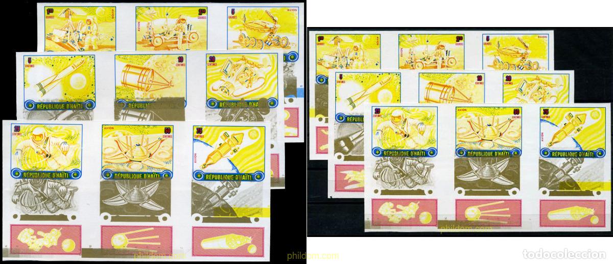 Sellos: 214695 MNH HAITI 1973 EXPLORACION DEL ESPACIO
