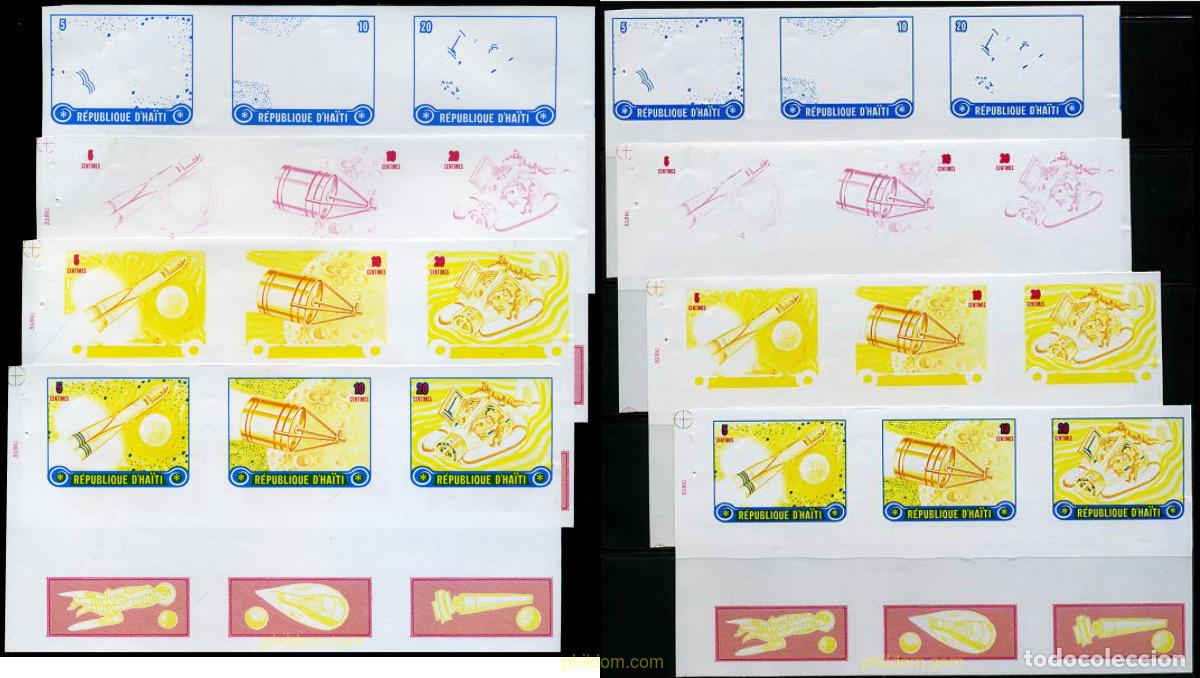 Sellos: 214696 MNH HAITI 1973 EXPLORACION DEL ESPACIO