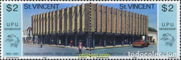 Sellos: 6718 MNH SAN VICENTE 1981 CENTENARIO DE LA ADMISION A LA UPU