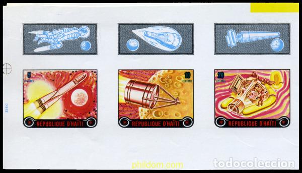 Sellos: 214703 MNH HAITI 1973 EXPLORACION DEL ESPACIO