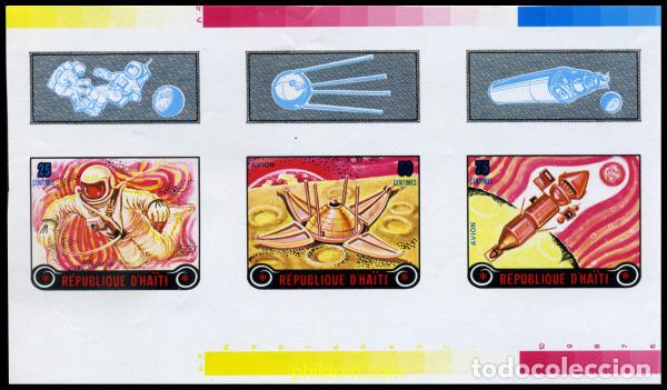 Sellos: 214704 MNH HAITI 1973 EXPLORACION DEL ESPACIO