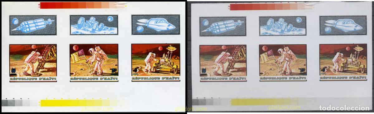 Sellos: 214713 MNH HAITI 1973 EXPLORACION DEL ESPACIO