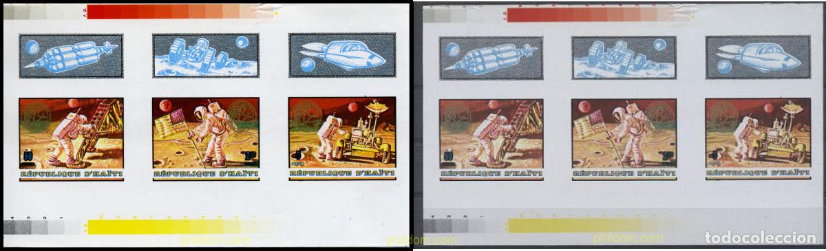Sellos: 214714 MNH HAITI 1973 EXPLORACION DEL ESPACIO