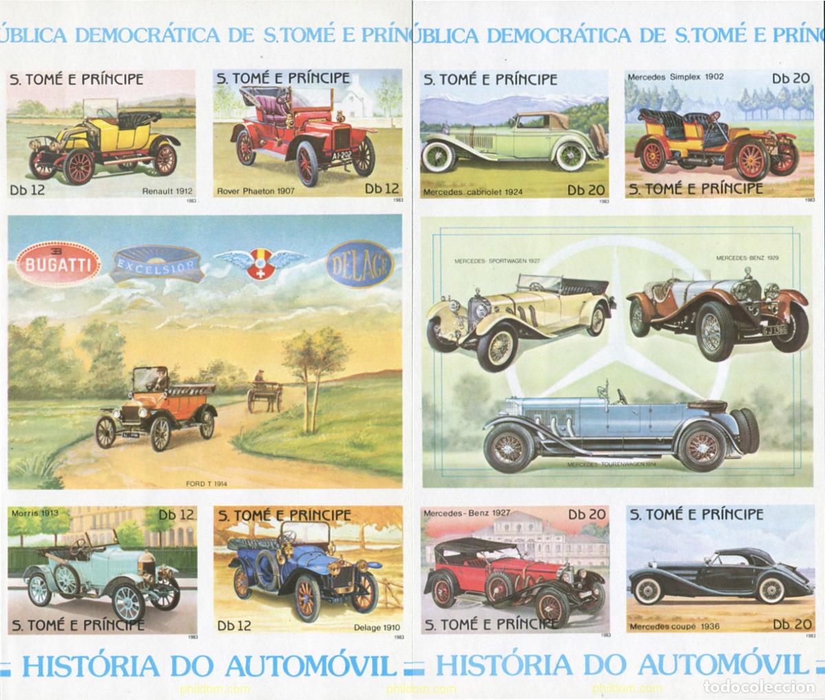 Sellos: 13038 MNH SANTO TOME Y PRINCIPE 1983 AUTOMOVILES