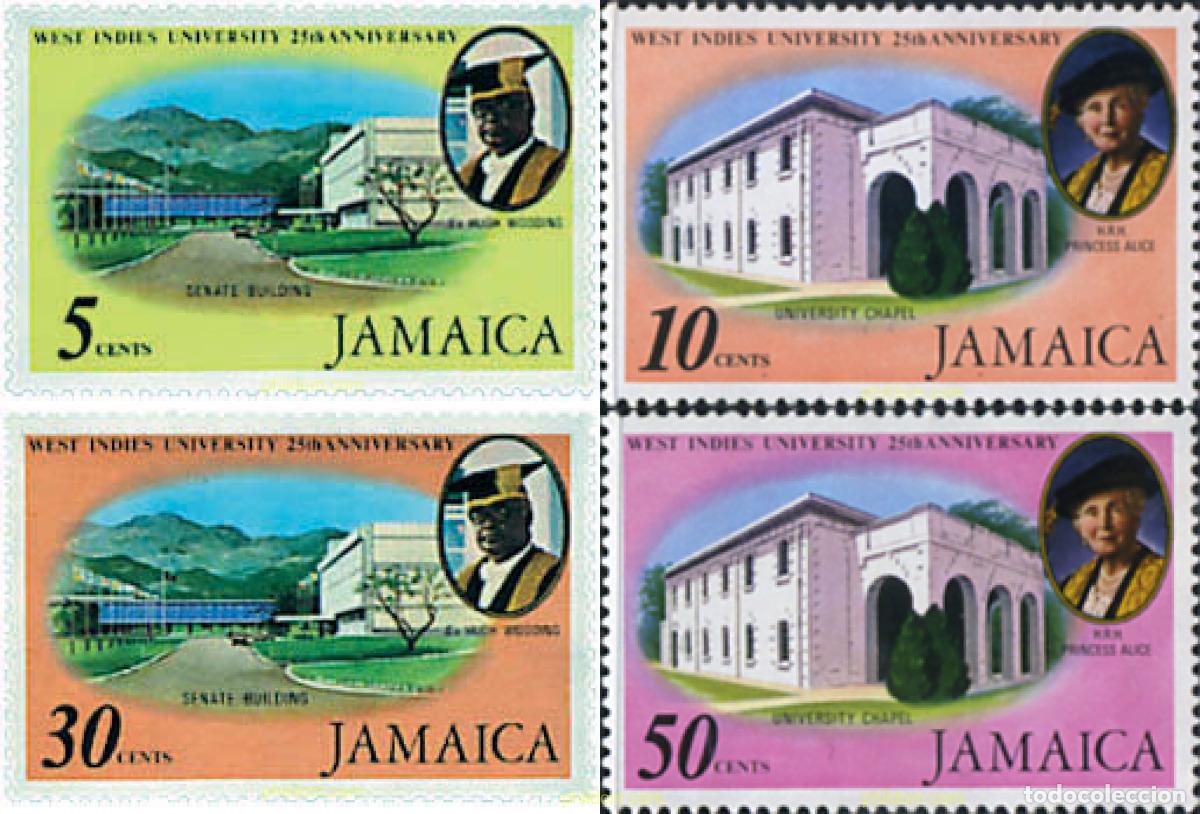Sellos: 42350 MNH JAMAICA 1975 25 ANIVERSARIO DE LA UNIVERSIDAD DE LAS INDIAS OCCIDENTALES