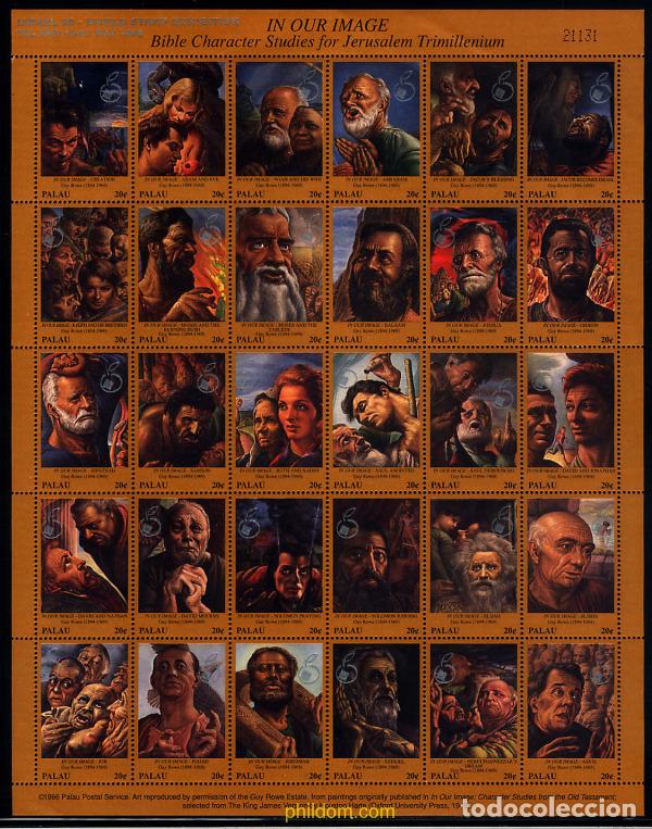 Sellos: 337139 MNH PALAU 1998 ISRAEL 98. EXPOSICION FILATELICA INTERNACIONAL