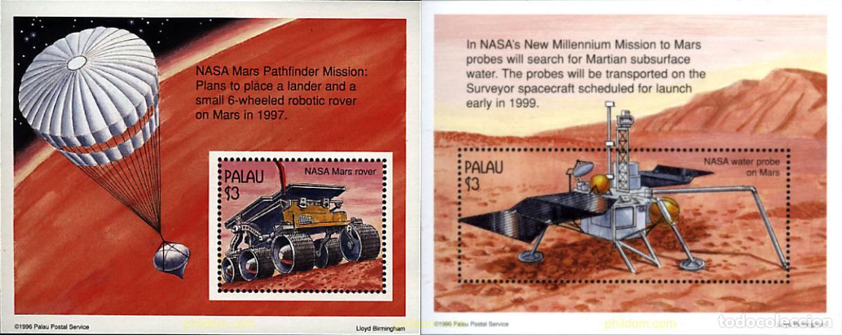 Sellos: 44996 MNH PALAU 1996 VIAJES A MARTE