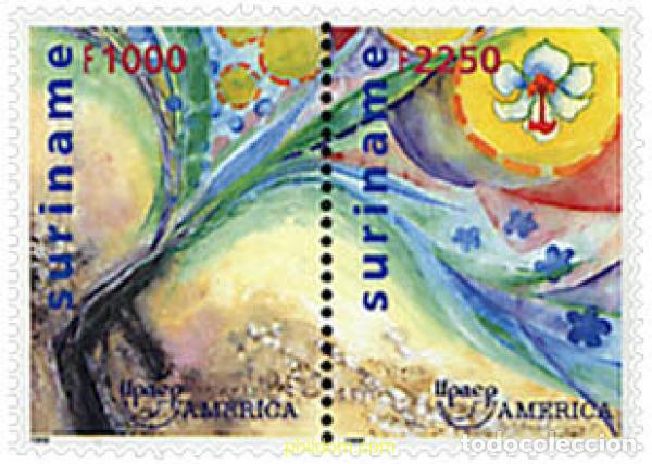 Sellos: 6060 MNH SURINAM 1999 AMERICA-UPAEP 1999 - EL NUEVO MILENIO SIN ARMAS