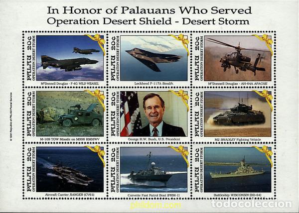 Selos: 9594 MNH PALAU 1991 LA GUERRA DEL GOLFO