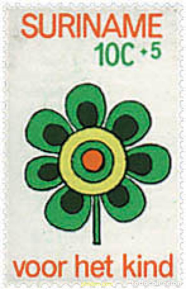 Sellos: 639499 MNH SURINAM 1973 PRO INFANCIA