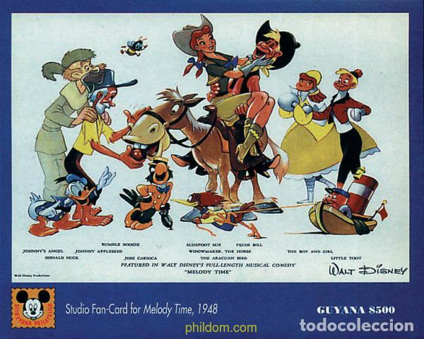 Sellos: 61187 MNH GUYANA 1993 POSTERS DE PRODUCCIONES DE DISNEY