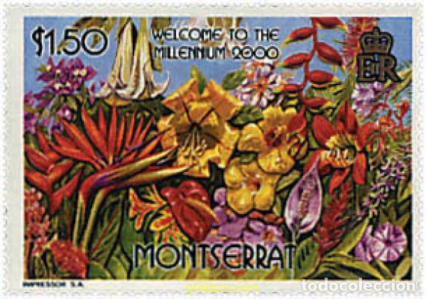 Sellos: 95246 MNH MONTSERRAT 2000 BIENVENIDO AL NUEVO MILENIO