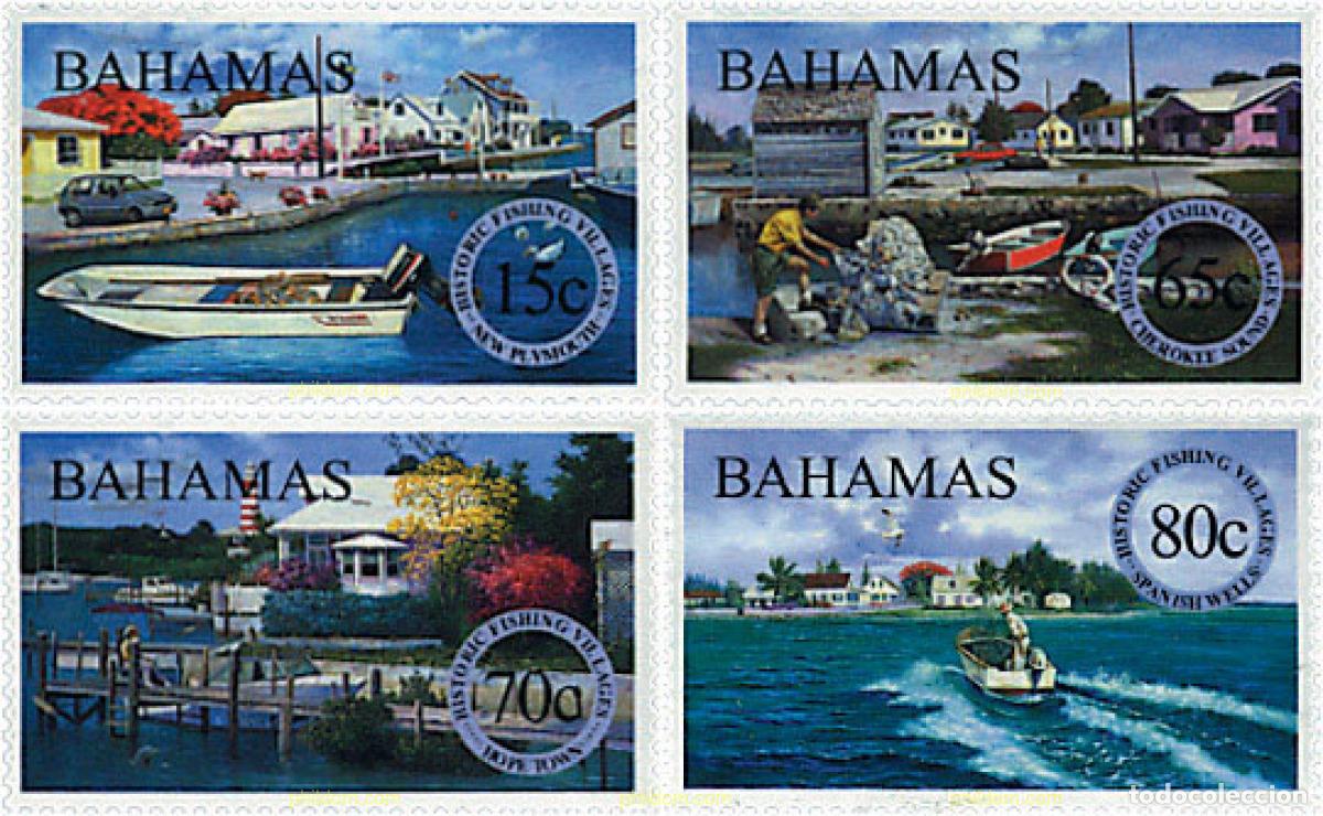 Sellos: 74221 MNH BAHAMAS 2000 PUEBLOS DE PESCA