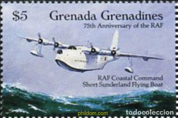 Sellos: 599740 MNH GRANADA GRANADINAS 1993 ANIVERSARIOS DE LA AVIACION