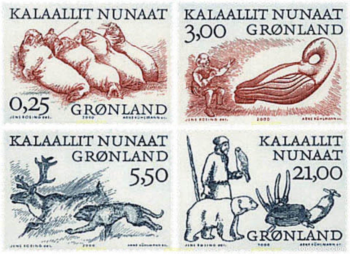 Sellos: 55339 MNH GROENLANDIA 2000 LOS VIKINGOS ARTICOS