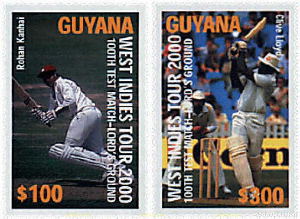 Sellos: 50858 MNH GUYANA 2000 TORNEO DE CRICKET DE LAS INDIAS OCCIDENTALES