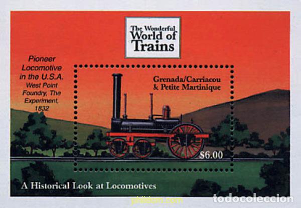 Sellos: 212711 MNH GRANADA GRANADINAS 2000 LOCOMOTORAS