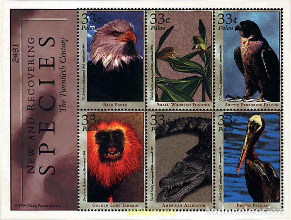 Sellos: 639348 MNH PALAU 2000 FAUNA Y FLORA