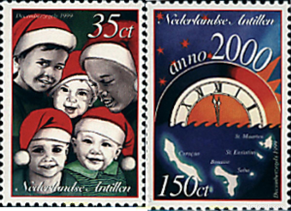 Sellos: 50118 MNH ANTILLAS HOLANDESAS 1999 NAVIDAD Y NUEVO A&Ntilde;O 2000