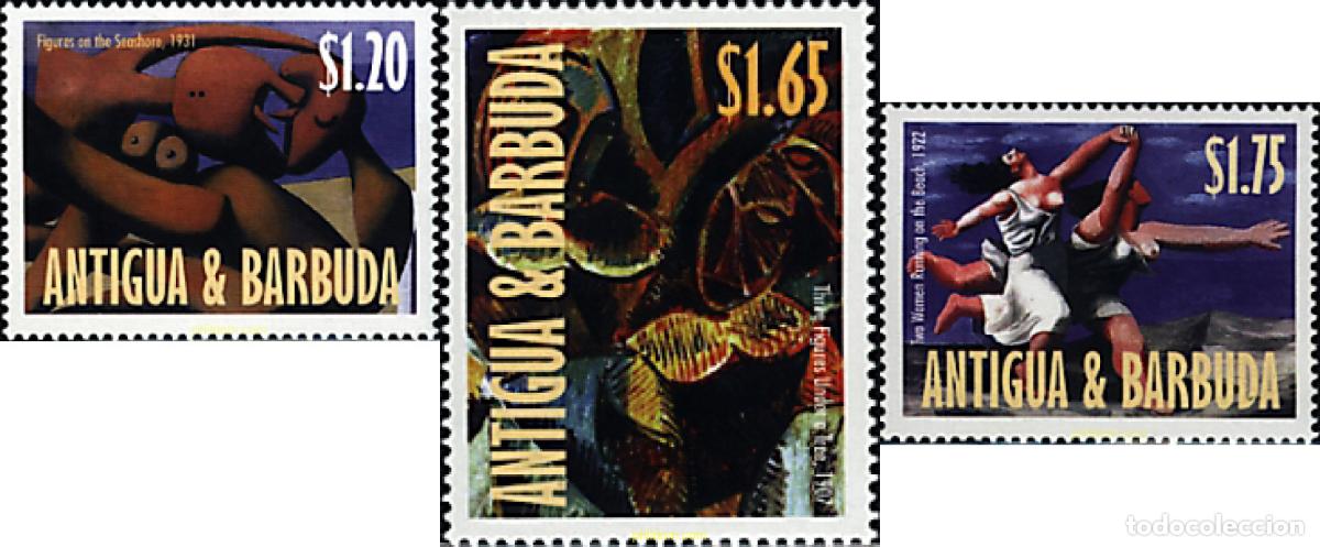 Sellos: 49934 MNH ANTIGUA Y BARBUDA 1998 25 ANIVERSARIO DE LA MUERTE DEL PINTOR PABLO RUIZ PICASSO