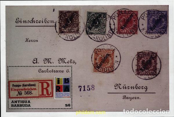Sellos: 81689 MNH ANTIGUA Y BARBUDA 1999 IBRA 99. EXPOSICION FILATELICA INTERNACIONAL