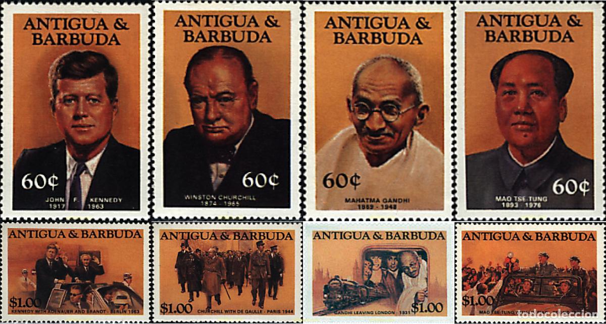 Sellos: 60670 MNH ANTIGUA Y BARBUDA 1984 PERSONAJES CELEBRES