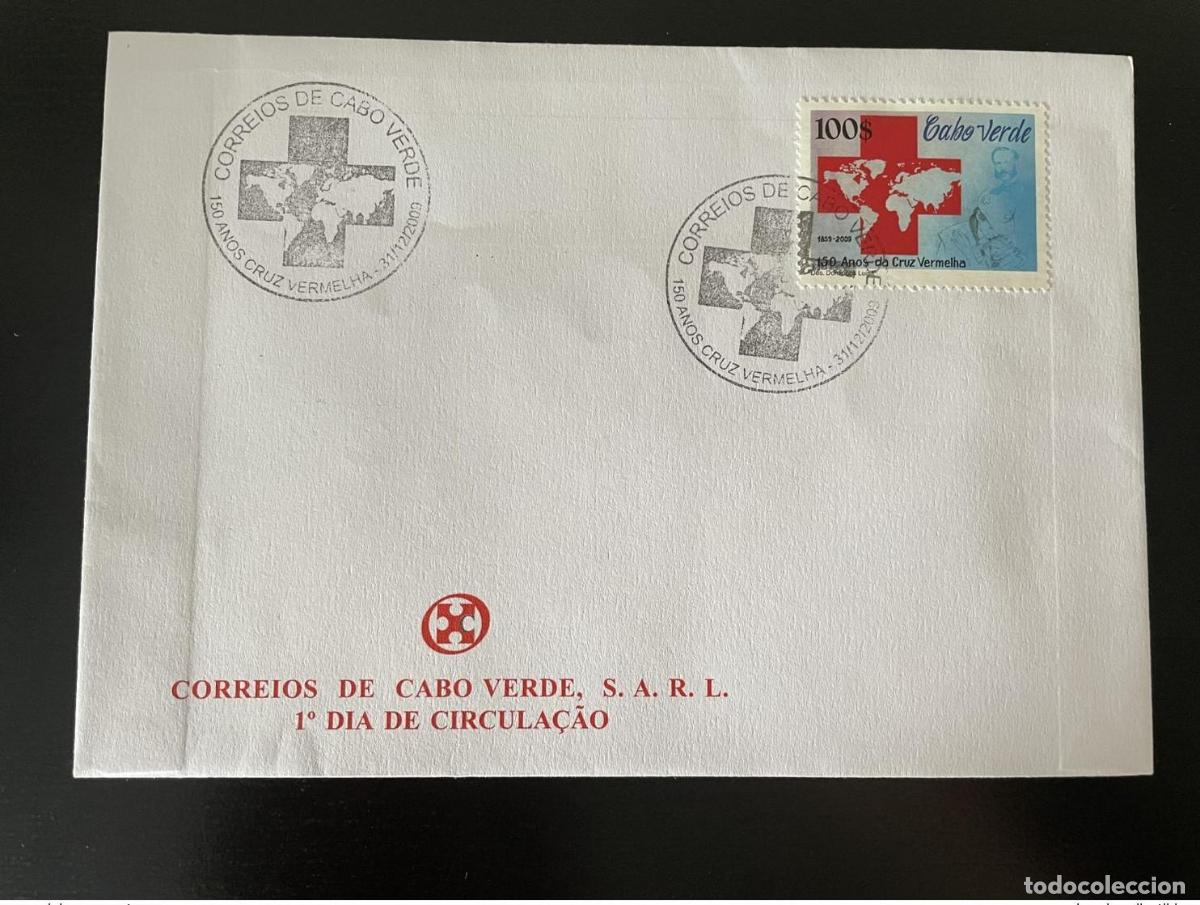 Sellos: Cabo Verde 2009 Mi. 954 FDC Cruz Vermelha Roja 150 ans Dunant