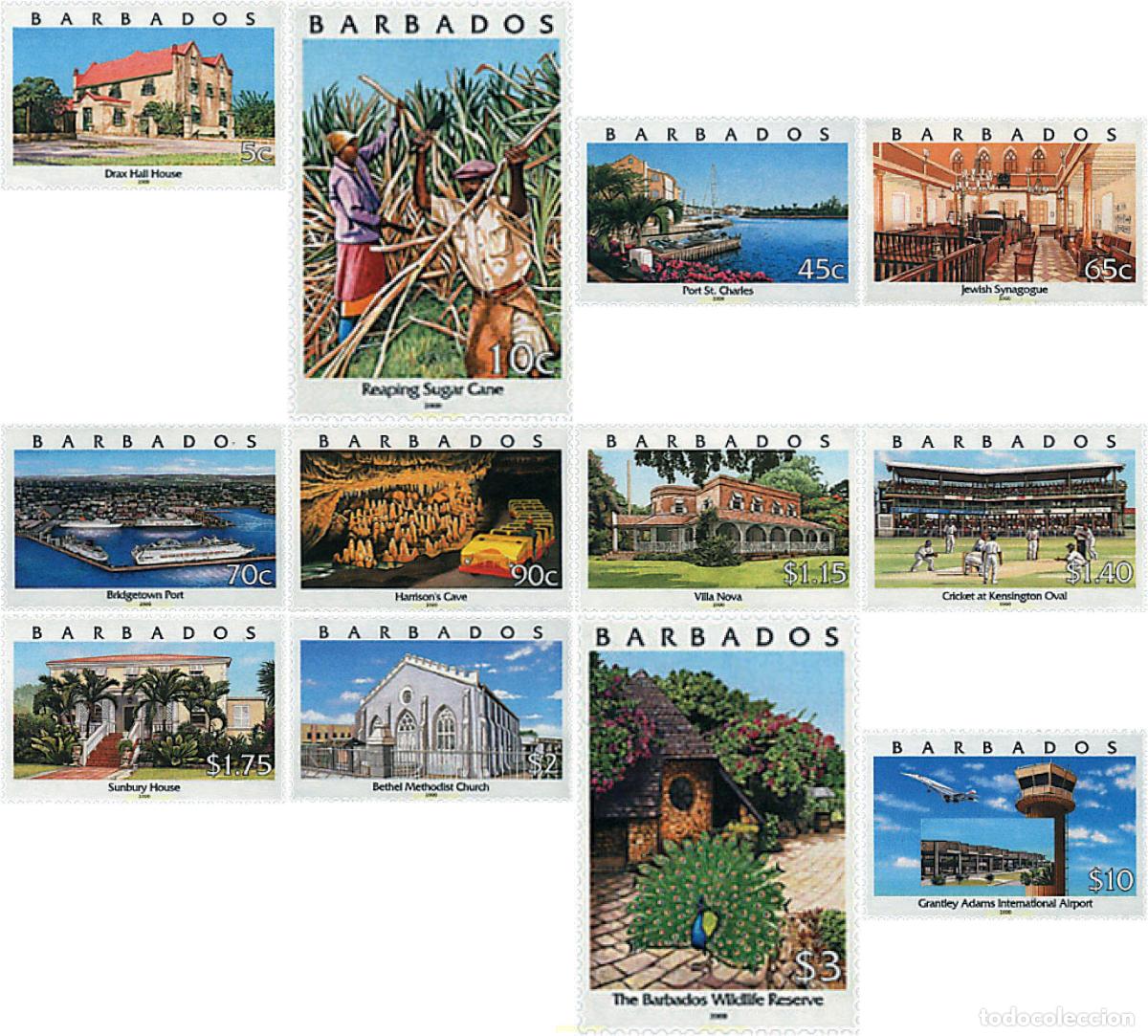 Selos: 588036 MNH BARBADOS 2000 MOTIVOS VARIOS