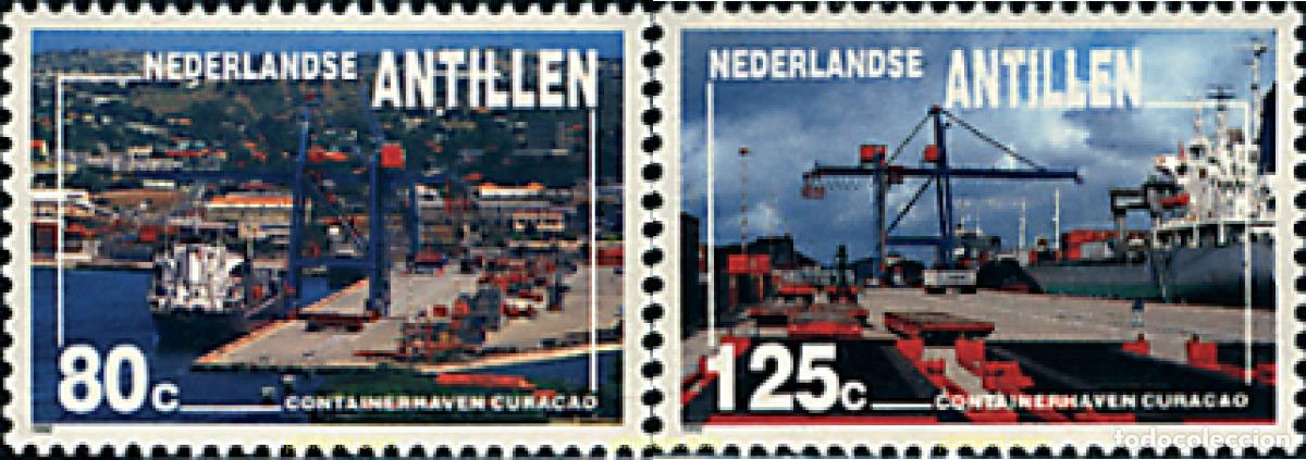 Selos: 57202 MNH ANTILLAS HOLANDESAS 1992 MUELLE DE CONTENEDORES EN CURA&Ccedil;AO