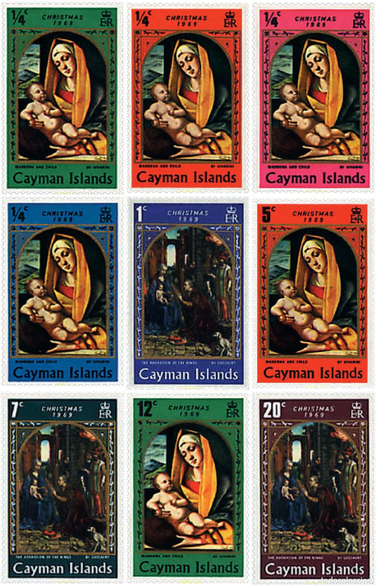 Stamps: 50247 MNH CAIMAN Islas 1969 NAVIDAD. PINTURA