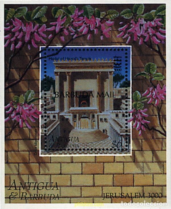 Briefmarken: 98543 MNH BARBUDA 1998 3 MILENARIO DE JERUSALEM