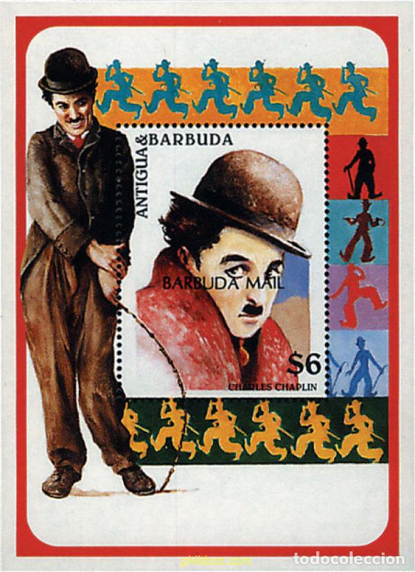 Briefmarken: 50317 MNH BARBUDA 1998 20 ANIVERSARIO DE LA MUERTE DE CHARLES CHAPLIN