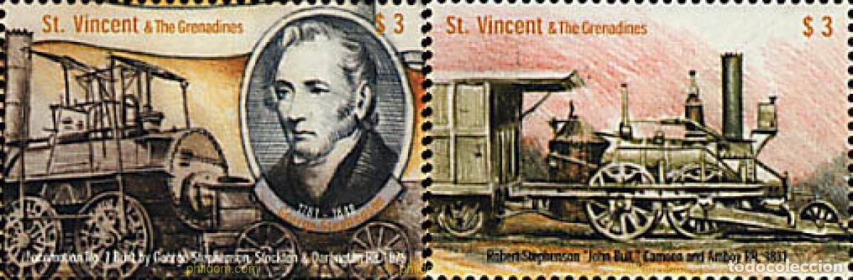 Briefmarken: 70028 MNH SAN VICENTE 2000 175 ANIVERSARIO DEL PRIMER FERROCARRIL