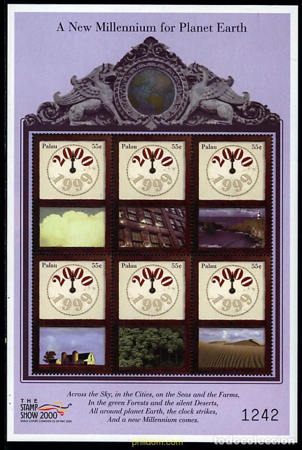 Sellos: 102497 MNH PALAU 2000 THE STAMP SHOW 2000