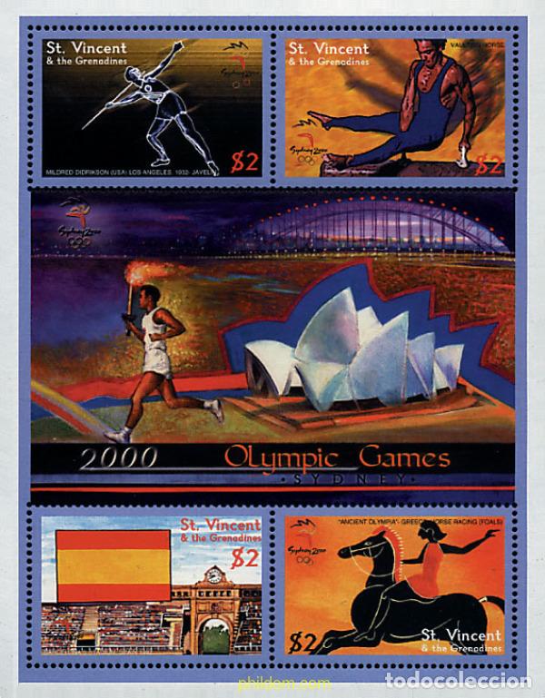 Sellos: 249642 MNH SAN VICENTE 2000 27 JUEGOS OLIMPICOS VERANO SYDNEY 2000