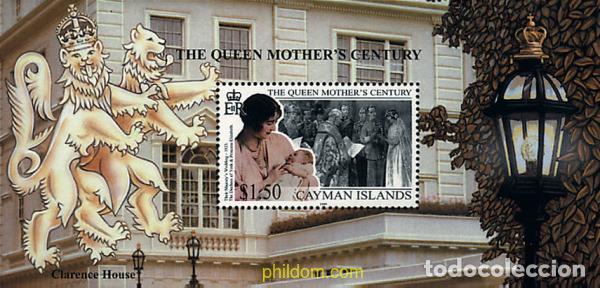 Sellos: 51067 MNH CAIMAN Islas 1999 HOMENAJE A LA REINA MADRE ELISABET
