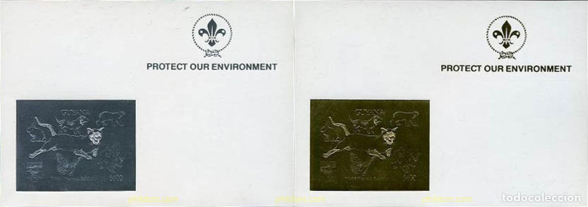 Sellos: 213095 MNH GUYANA 1992 GENOVA 92. EXPOSICION FILATELICA INTERNACIONAL