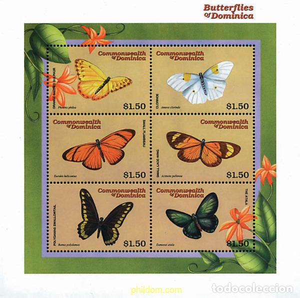 Sellos: 651367 MNH DOMINICA 2000 MARIPOSAS DE DOMINICA
