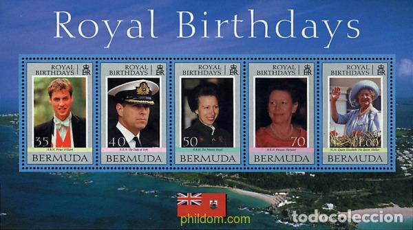 Sellos: 81396 MNH BERMUDAS 2000 ANIVERSARIOS DE LA CORTE REAL BRITANICA