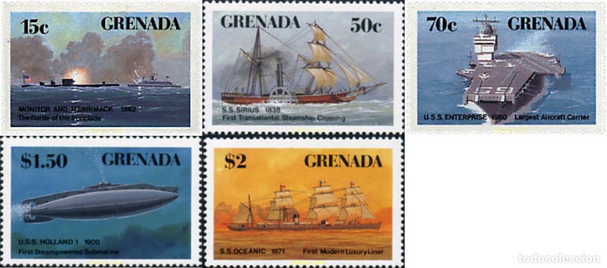 Sellos: 53156 MNH GRANADA 1987 BARCOS
