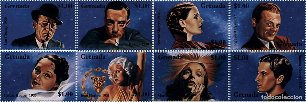 Sellos: 627193 MNH GRANADA 1999 MUSICOS Y CANTANTES AMERICANOS