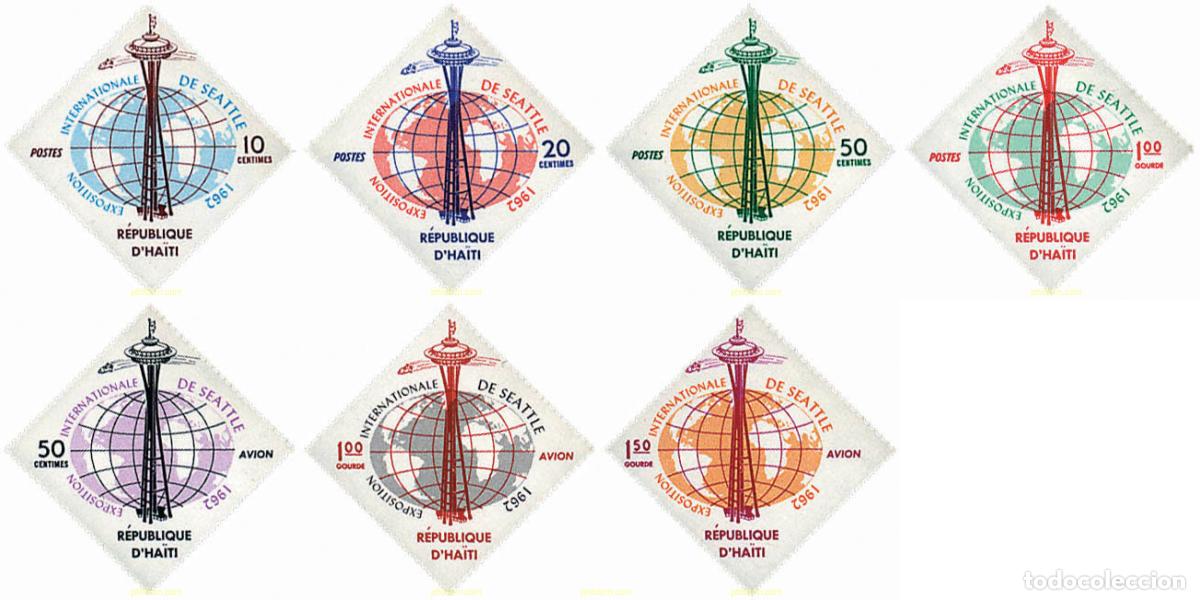 Sellos: 55000 MNH HAITI 1962 EXPOSICION MUNDIAL EN SEATTLE