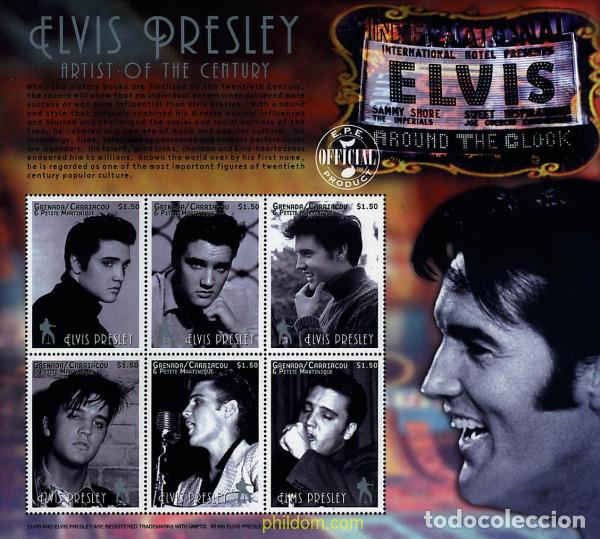 Briefmarken: 222147 MNH GRANADA GRANADINAS 1999 PERSONAJES DEL SIGLO XX. ELVIS PRESLEY